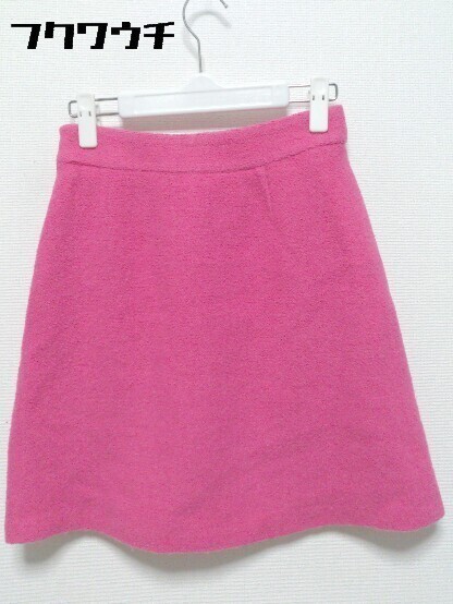 ◇ MARLENEDAM マーレンダム サイドジップ 台形 ミニ スカート サイズ40 ピンク レディース_画像3