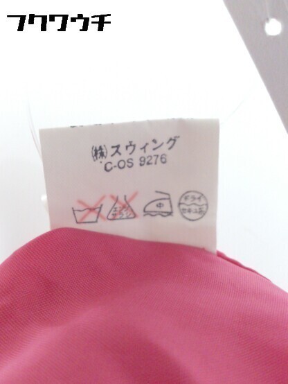 ◇ MARLENEDAM マーレンダム サイドジップ 台形 ミニ スカート サイズ40 ピンク レディース_画像6