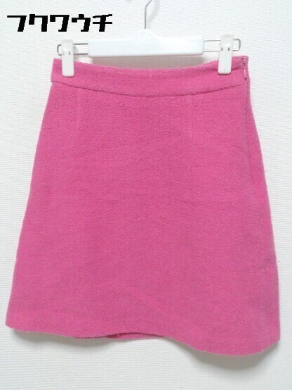 ◇ MARLENEDAM マーレンダム サイドジップ 台形 ミニ スカート サイズ40 ピンク レディース_画像2