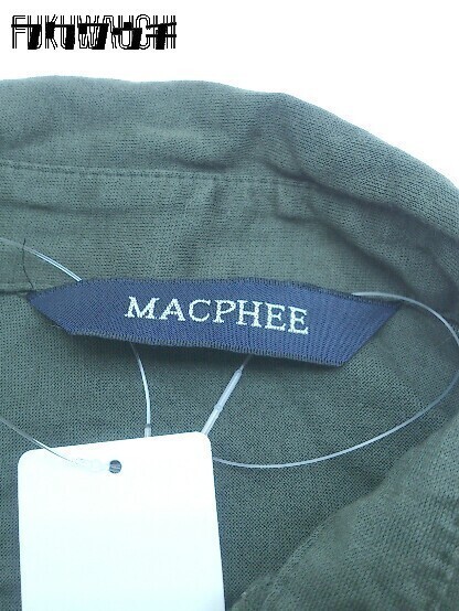 ◇ MACPHEE マカフィー TOMORROWLAND 長袖 シャツ カーキ * 1002798738935_画像4