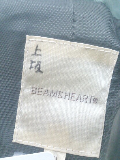 ■ BEAMS HEART ビームス ハート 長袖 ダウン ジャケット コート 0 グリーン レディース_画像4