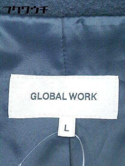 ■ GLOBAL WORK グローバルワーク 長袖 チェスターコート L ネイビー * 1002799319010_画像4