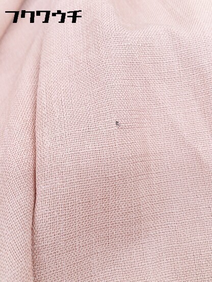 ◇ JUSGLITTY ジャスグリッティー バックジップ リボン 台形 ミニ スカート サイズ1 ピンク レディース_画像8
