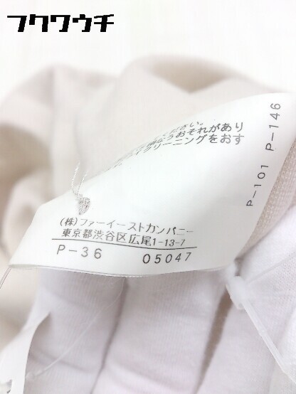◇ ANAYI アナイ 七分袖 チュニック ミニ ワンピース サイズ36 ベージュ レディース_画像5
