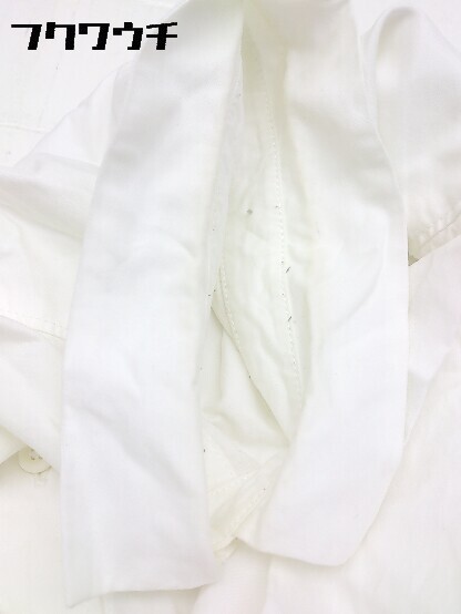 ◇ ◎ bulle de savon ビュルデサボン シャツ 長袖 膝丈 ワンピース サイズF ホワイト レディース_画像5