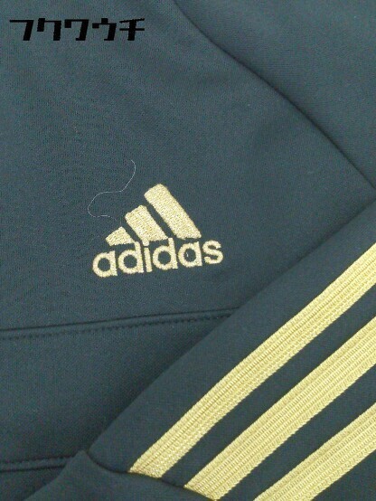 ◇ adidas アディダス エキップメント 刺繍 ジップアップ 長袖 ジャケット サイズS ブラック ゴールド レディース_画像7