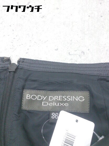 ◇ BODY DRESSING Deluxe ボディードレッシングデラックス ティアード ミニ スカート サイズ36 ブラック レディース_画像4