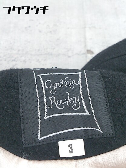 # * Cynthia Rowley Cynthia Rowley waist belt attaching double coat size 3 black lady's 