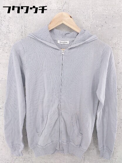 * URBAN RESEARCH Urban Research cotton knitted Zip up Parker size FREE gray lady's 