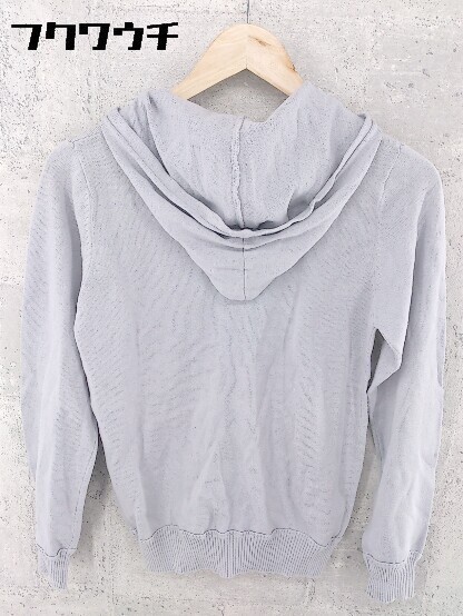 * URBAN RESEARCH Urban Research cotton knitted Zip up Parker size FREE gray lady's 