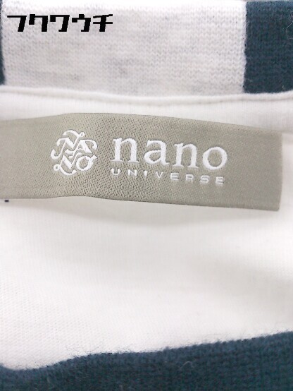 ◇ nano universe ナノユニバース 半袖 Tシャツ カットソー サイズS ホワイト レディース_画像4
