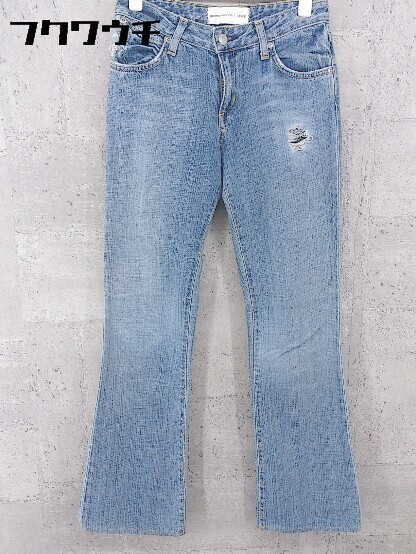 ◇ Paper Denim&Cloth ペーパーデニム＆クロス ダメージ加工 ジーンズ デニム パンツ サイズ23 インディゴ レディース_画像2