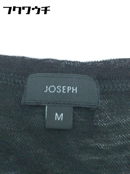◇ JOSEPH ジョセフ スパンコール 薄手 ウール ニット セーター サイズM ブラック レディース_画像4