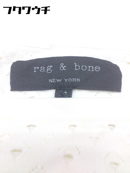 ◇ rag&bone ラグ＆ボーン 薄手 ニット 半袖 セーター サイズXS アイボリー レディース_画像4