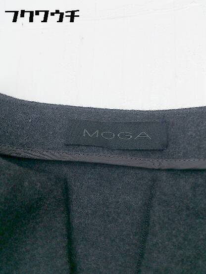 ◇ MOGA モガ 長袖 膝下丈 ワンピース ブラック ホワイト レディース_画像4