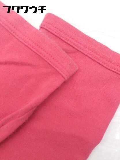 ◇ agnes b. アニエスベー 長袖 Tシャツ カットソー サイズ2 ピンク レッド レディース_画像5