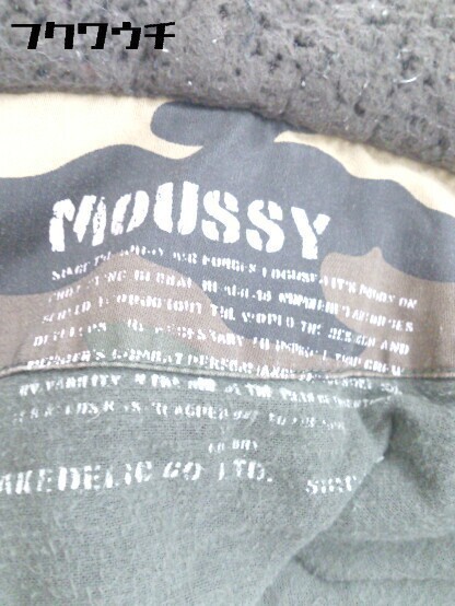 # MOUSSY Moussy with cotton camouflage camouflage long sleeve military jacket size 2 khaki beige group lady's 