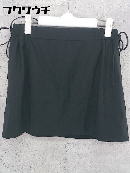 ◇ NIMES ニーム ミニ 台形 スカート サイズ0 ブラック レディース_画像2