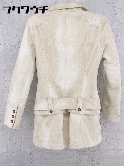 # * TORNADO MART Tornado Mart belt attaching long sleeve cotton inside jacket size 38 beige lady's 