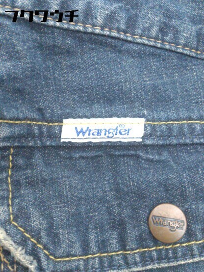 * Wrangler Wrangler повреждение обработка половина Short джинсы Denim брюки размер L индиго женский 