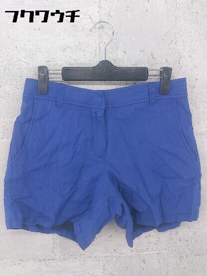 * SHIPS Ships linen100% short pants size 36 blue lady's 