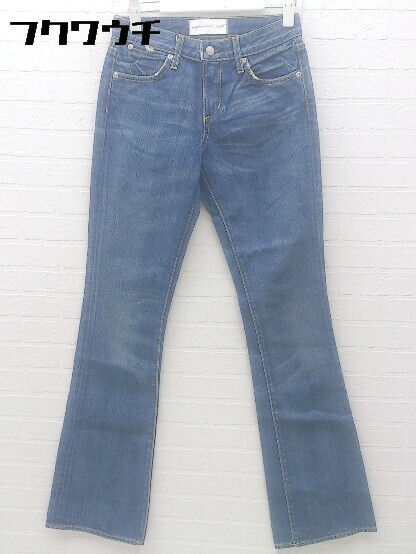 ◇ ●新品● ◎ Paper Denim&Cloth ペーパーデニム＆クロス タグ付き USA製 フレアデニム サイズ24 インディゴ レディースの画像1