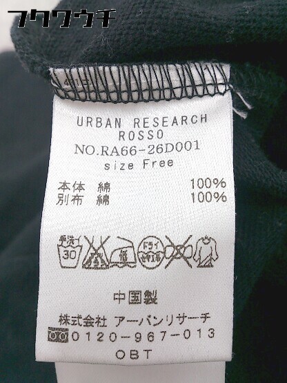 ◇ URBAN RESEARCH ROSSO アーバンリサーチ ロッソ ノースリーブ ミニ ワンピース サイズFREE ブラック レディース_画像5