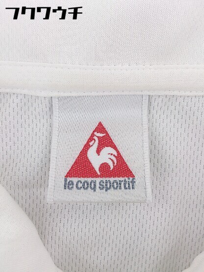 * le coq sportif Le Coq s Porte .f длинный рукав половина Zip рубашка размер M белый женский 