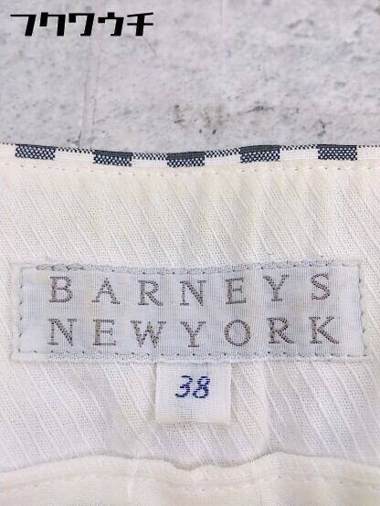 ◇ BARNEYS NEWYORK バーニーズ ニューヨーク チェック パンツ サイズ38 ブラック ホワイト レディース_画像5