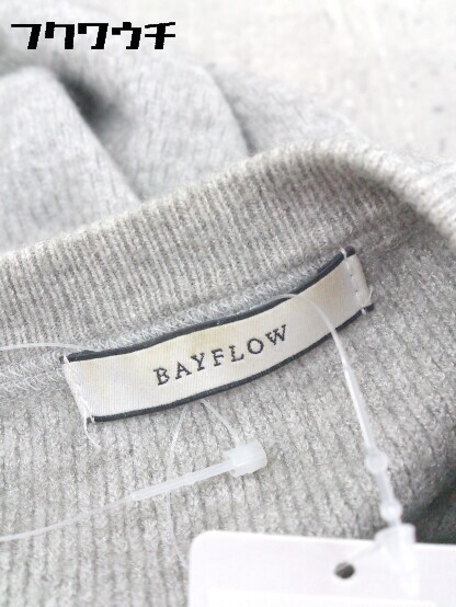 ◇ BAYFLOW ベイフロー 長袖 ニット セーター サイズ2 グレー レディース_画像4