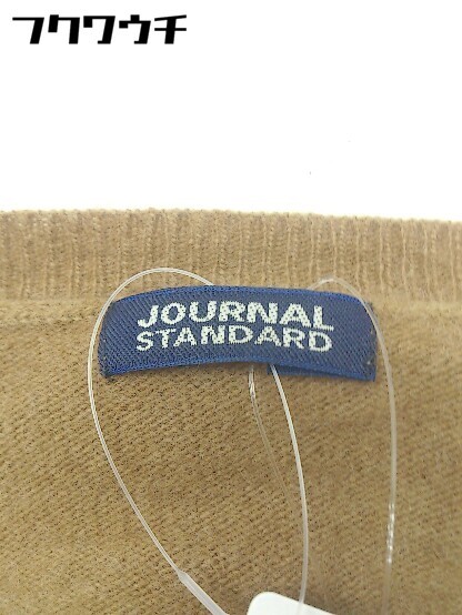 ◇ JOURNAL STANDARD ジャーナルスタンダード ウール 長袖 膝丈 ニット ワンピース キャメル レディース_画像4