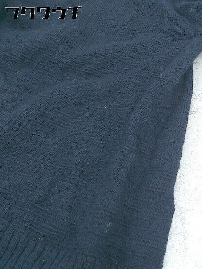 ◇ UNITED ARROWS BLUE LABEL ユナイテッドアローズ ウール 長袖 ニット セーター サイズM ネイビー レディース_画像5