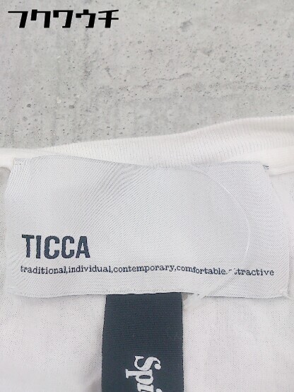 ◇ TICCA × Spick & Span 半袖 Tシャツ サイズF ホワイト レディース_画像4