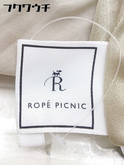 ◇ ROPE PICNIC ロペピクニック ロング ギャザー スカート サイズ38 ベージュ系 レディース_画像4