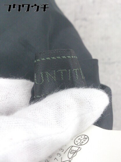 ◇ UNTITLED アンタイトル ミニ フレア スカート サイズ1 ブラック ホワイト レディース_画像4