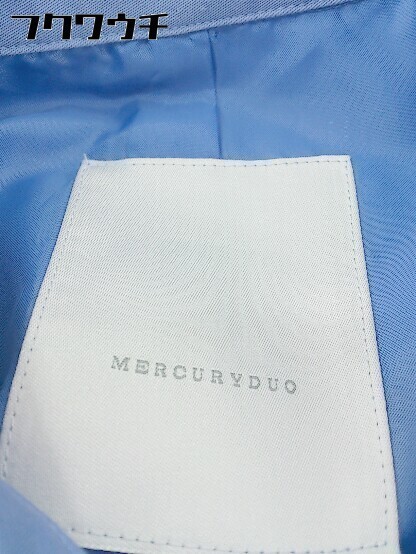 ◇ MERCURYDUO マーキュリーデュオ 長袖 ジャケット サイズF ブルー系 レディース_画像4