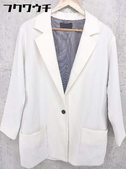 ◇ MURUA ムルーア 長袖 ジャケット サイズ2(M) ホワイト レディース_画像2