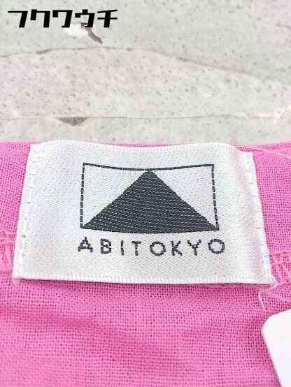 ◇ ABITOKYO アビトーキョー 七分袖 シャツ ブラウス ピンク レディース_画像4