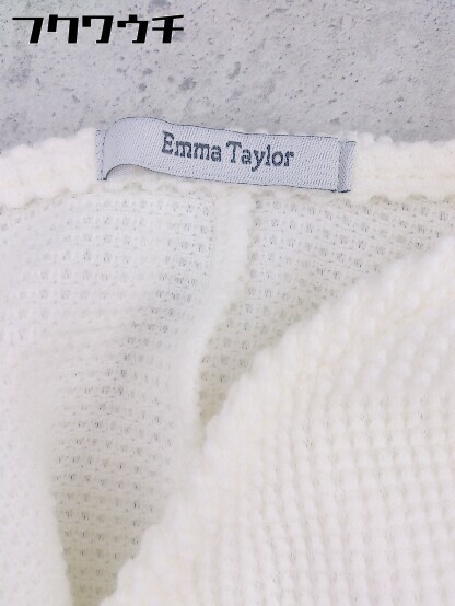 ◇ Emma Taylor エマテイラー 半袖 膝下丈 ワンピース サイズ36 ホワイト レディース_画像4
