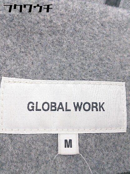 ■ GLOBAL WORK グローバルワーク ジップアップ フード コート サイズM グレー レディース_画像4