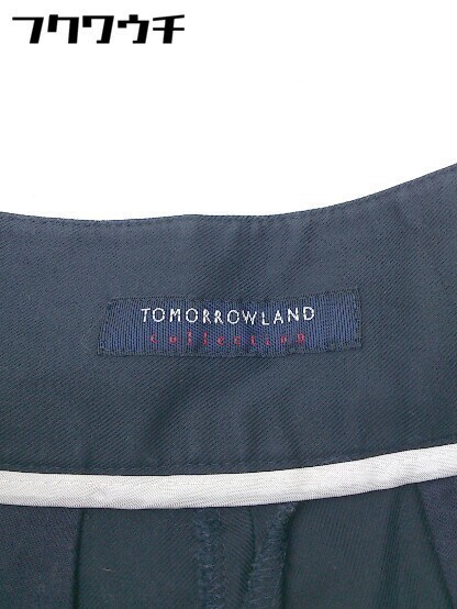 ◇ TOMORROWLAND トゥモローランド ロールアップ パンツ サイズ34 ネイビー レディース_画像5
