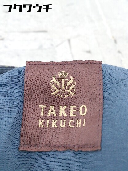 ◇ TAKEO KIKUCHI タケオキクチ ペイズリー柄 パンツ サイズ2 ネイビー系 マルチ レディース_画像4