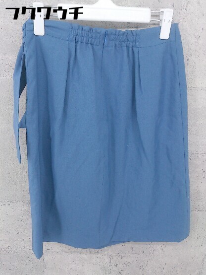 ◇ ●新品● ◎ MISCH MASCH ミッシュマッシュ タグ付 膝丈 台形 スカート サイズ1 ブルー レディース_画像3