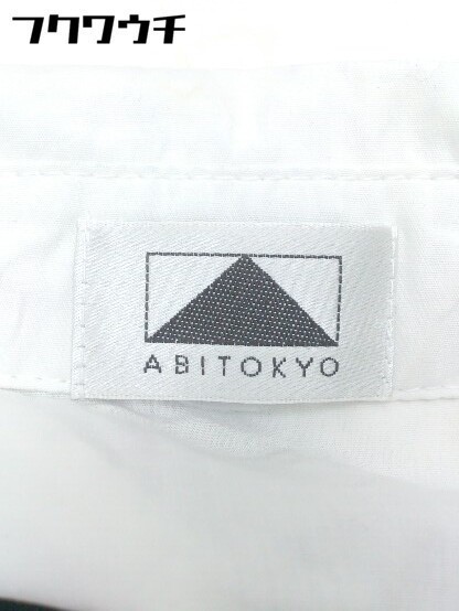 ◇ ABITOKYO アビトーキョー 長袖 シャツ カットソー サイズO ブラック ホワイト レディース_画像4