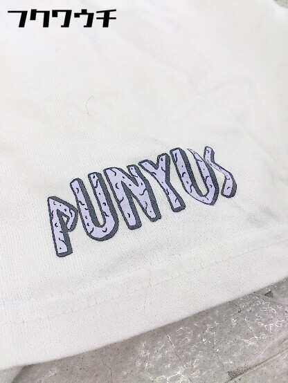 ◇ PUNYUS プニュズ ロゴ プリント 半袖 Tシャツ カットソー サイズ4 ホワイト マルチ レディース_画像8
