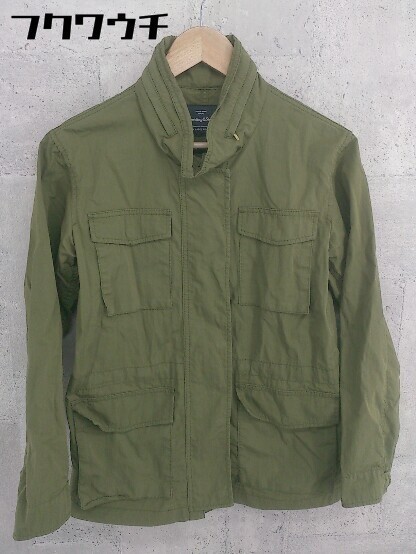 ◇ green label relaxing グリーンレーベルリラクシング UNITED ARROWS 長袖 ジャケット サイズ36 カーキ系 レディース_画像2