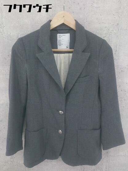 * RNAa-ruene- образец товар одиночный 2B длинный рукав tailored jacket серый женский 