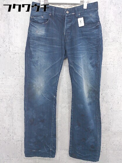 * RICO Rico button fly Denim jeans pants size L indigo lady's 