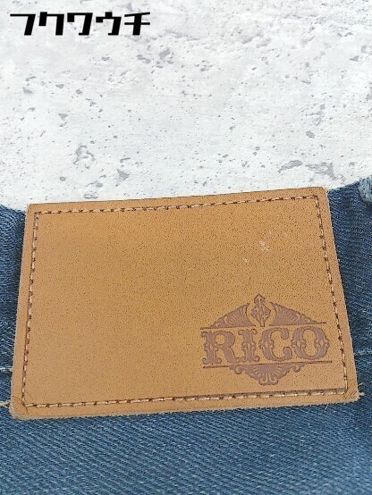 * RICO Rico button fly Denim jeans pants size L indigo lady's 