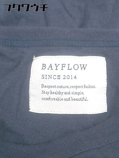 ◇ BAYFLOW ベイフロー 半袖 Ｔシャツ カットソー サイズ3 ネイビー系 レディース_画像4